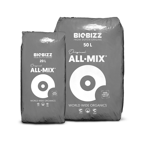 BIOBIZZ ALL MIX - substrat pré-fertilisé pour 2 semaines et utilisable en agriculture biologique