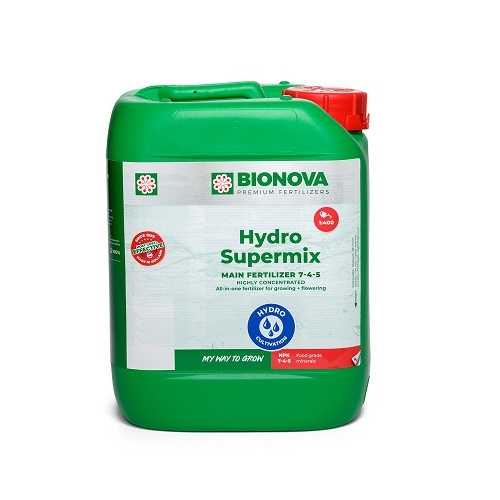 BIONOVA HYDRO SUPERMIX 5L - engrais liquide concentré pour culture en hydroponie