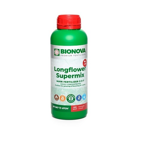 BIONOVA LONGFLOWER SUPERMIX 1L -engrais ménral tout en un pour plantes à floraison longue