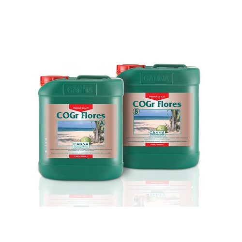 CANNA COGR FLORES A PLUS B 5L - engrais de floraison pour culture sur pains de coco