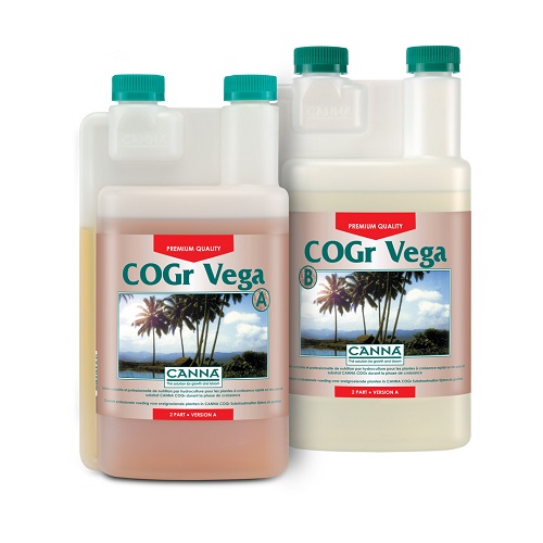 CANNA COGR VEGA A PLUS B 1L - engrais de croissance pour cultures sur pain de coco