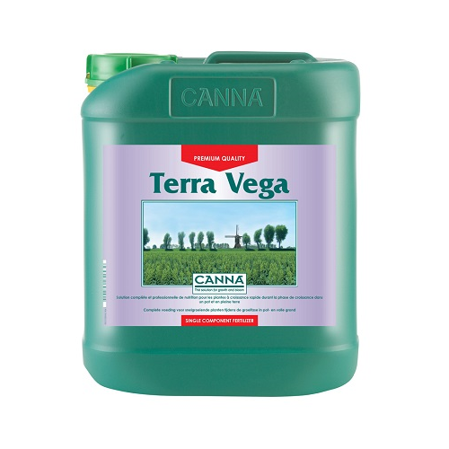 CANNA TERRA VEGA 5L - engrais de croissance pour cultures en terreau