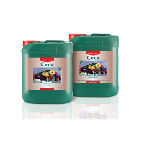 COCO CANNA A PLUS B 5L - engrais croissance et floraison cultures à développment rapide