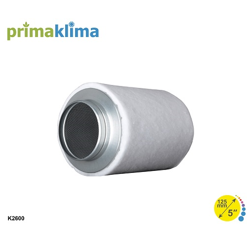 Filtre charbon Eco Line 360 m3/h - Ø125mm - Prima Klima