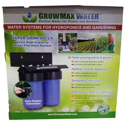 Super Grow 800L/h Filtre Osmoseur - GROWMAX WATER