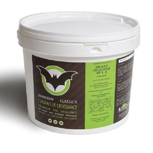 Guanodiff Classic's 2kg - GUANO DIFFUSION - engrais organique à base de guano de chauve souris