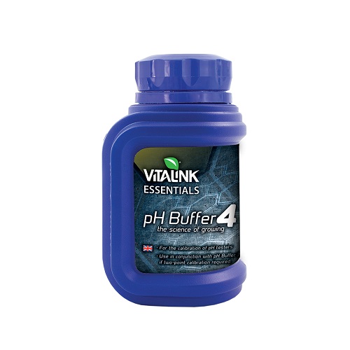 PH BUFFER 4 250ML VITALINK - solution étalonnage pH mètre