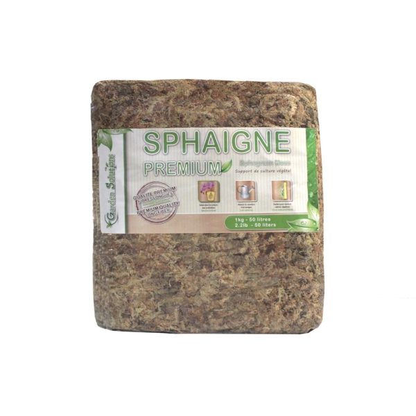 SPHAIGNE DU CHILI 1KG GARDEN SOLUTIONS - substrat pour orchidées, succulentes et culture en hydroponie