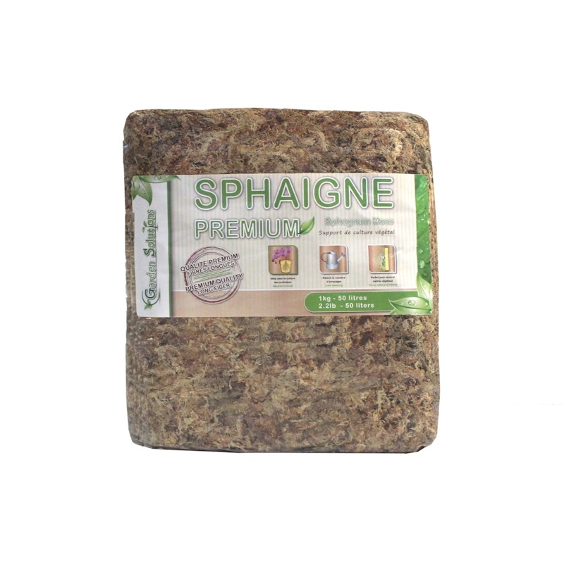 Sphaigne du Chili 1kg - Garden Solutions - Jardins Alternatifs