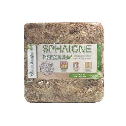 SPHAIGNE DU CHILI 500G GARDEN SOLUTIONS - substrat pour orchidées, succulentes et culture en hydroponie