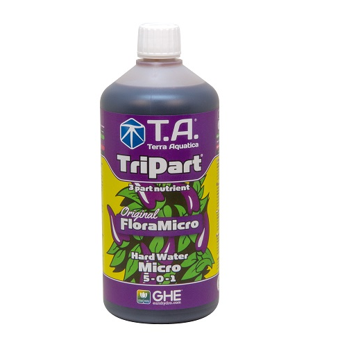 TERRA AQUATICA TRIPART MICRO HW 500ML ET 1L - engrais minéral liquide pour arrosage avec eau dure