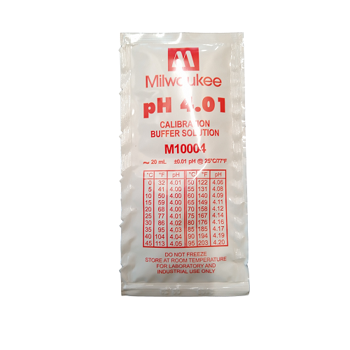 pH Buffer 4.01 Milwaukee - sachet 20ml