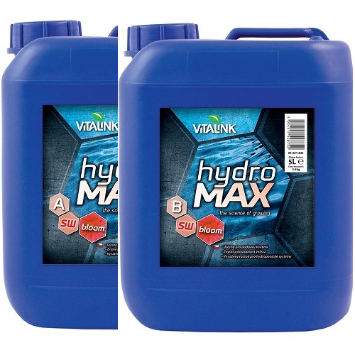 HYDRO MAX A+B SW 5L VITALINK - engrais floraison spécial hydroponie