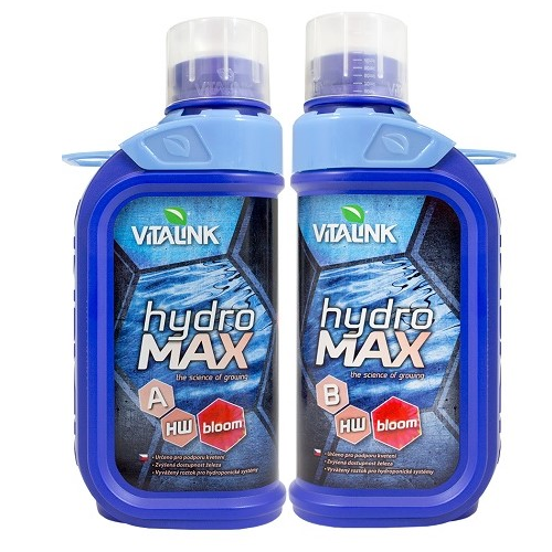 HYDRO MAX A+B HW 1L VITALINK - engrais floraison eau dure hydroponie