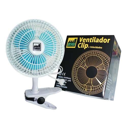 Clip Fan 15cm Pure Factory - ventilateur à pince - Jardins Alternatifs