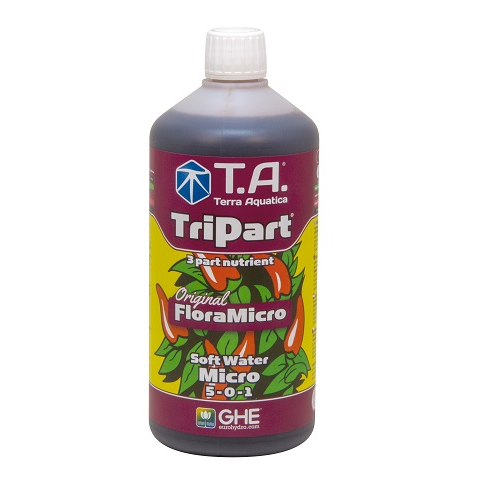 TERRA AQUATICA TRIPART MICRO SW 500ML ET 1L - engrais minéral liquide ex floramicro