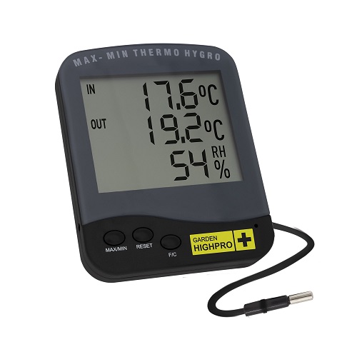 THERMO HYGROMETRE PREMIUM AVEC SONDE GARDEN HIGHPRO