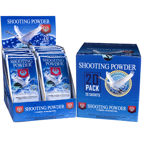 SHOOTING POWDER HOUSE AND GARDEN - booster floraison et récolte en poudre à diluer