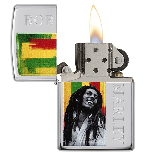 ZIPPO BOB MARLEY - vue ouvert
