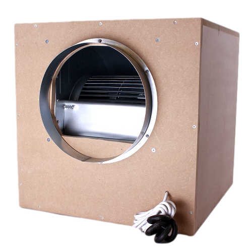 Extracteur d'air silencieux en caisson MDF 1200m3/h - 45x45cm