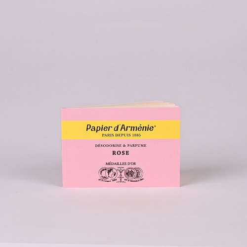 Carnet Rose Papier d'Arménie® - Jardins Alternatifs