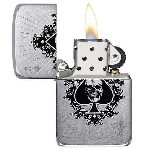 Zippo Ace of Spade - briquet à essence - Jardins Alternatifs