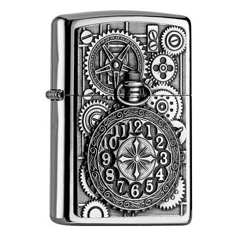 ZIPPO HORLOGE ET MECANISMES - univers Steampunk