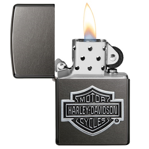 ZIPPO MOTOR CYCLES HARLEY DAVIDSON VUE OUVERT