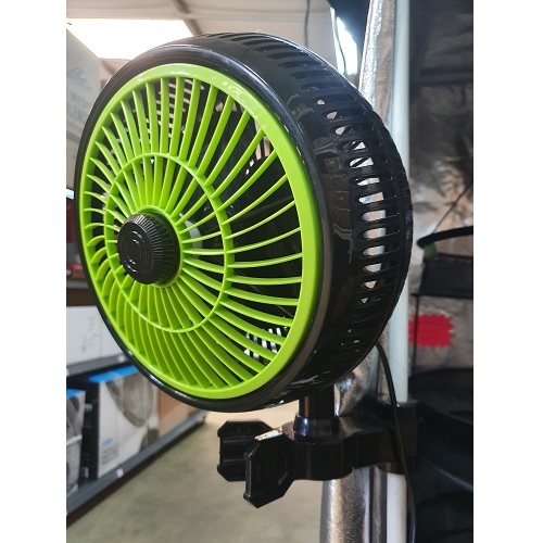 CLIP FAN 25CM Garden HighPro oscillant - vue accroché