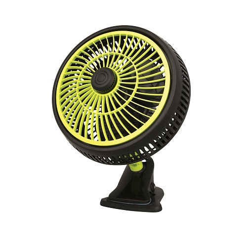 Clip Fan Oscillant 25cm Garden HighPro - ventilateur 2 vitesses