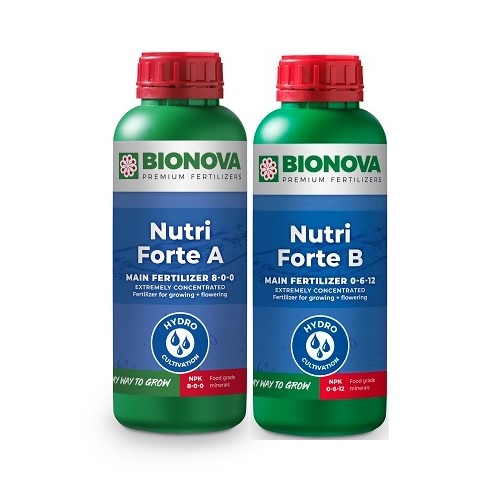 Engrais hydroponie Nutri Forte A+B 2X1L