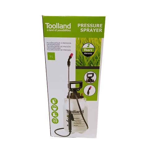 Pulvérisateur avec lance réservoir 5L TOOLLAND - Jardins Alternatifs